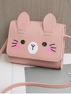 Cute Pink Bunny Crossbody Bag